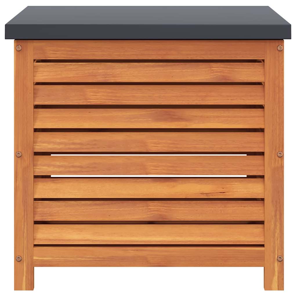 Ladă depozitare de grădină, 60x50x55 cm, lemn masiv de eucalipt