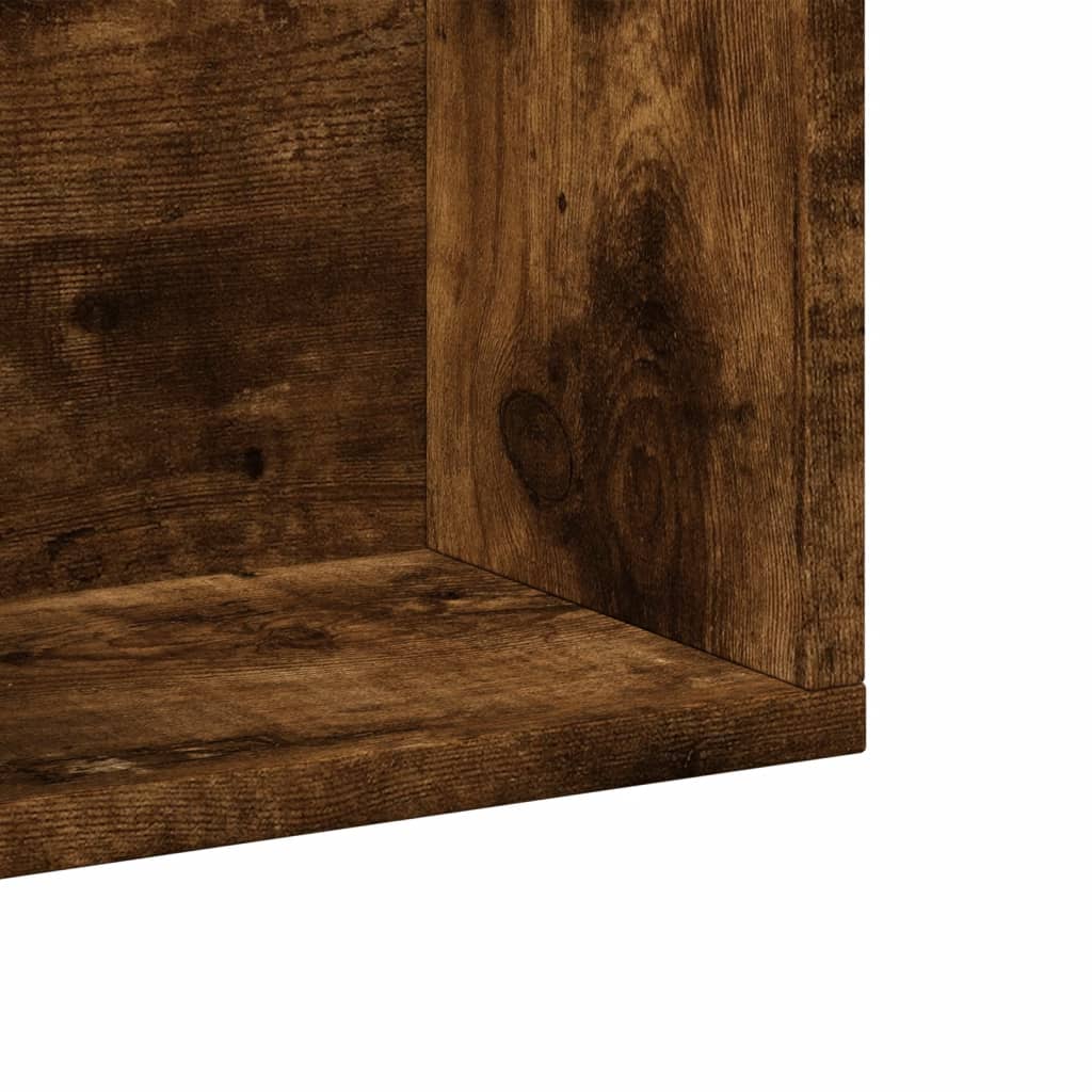 Dulap de perete, stejar fumuriu, 99x18x16,5 cm, lemn compozit