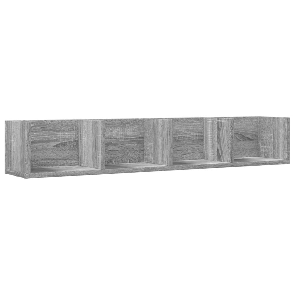 Dulapuri de perete, 2 buc., gri sonoma, 99x18x16,5 cm, lemn