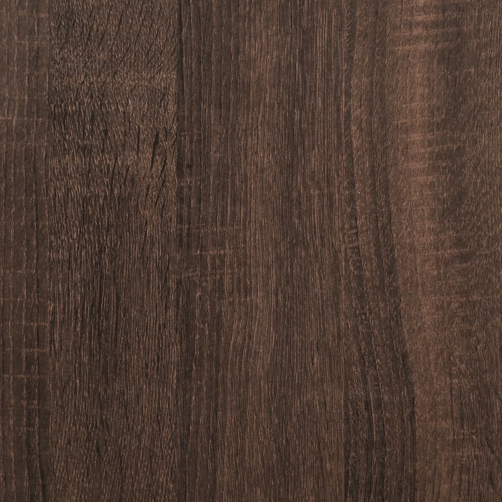 Servantă, stejar maro, 79x38x80 cm, lemn compozit