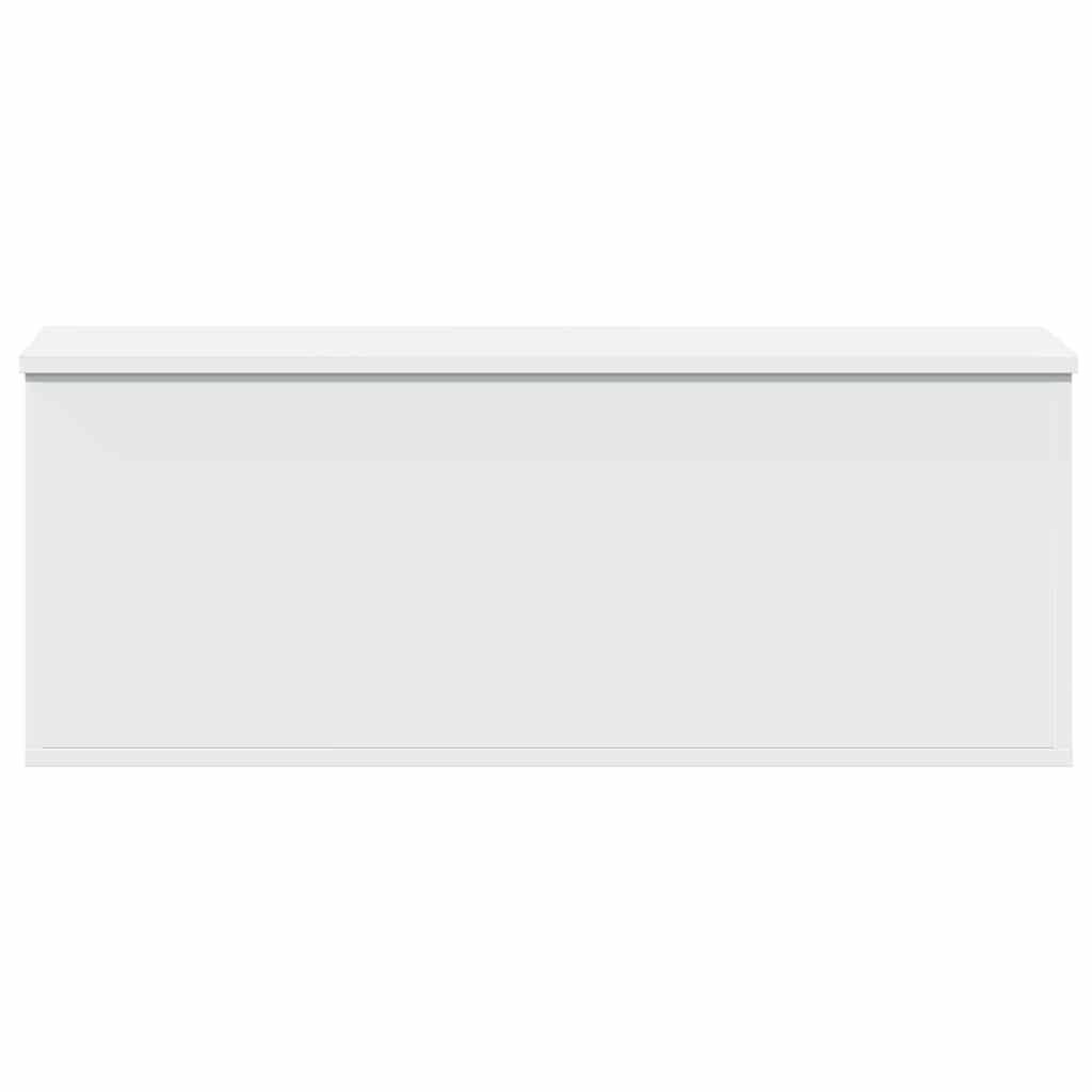 Cutie de depozitare, alb, 90x35x35 cm, lemn prelucrat