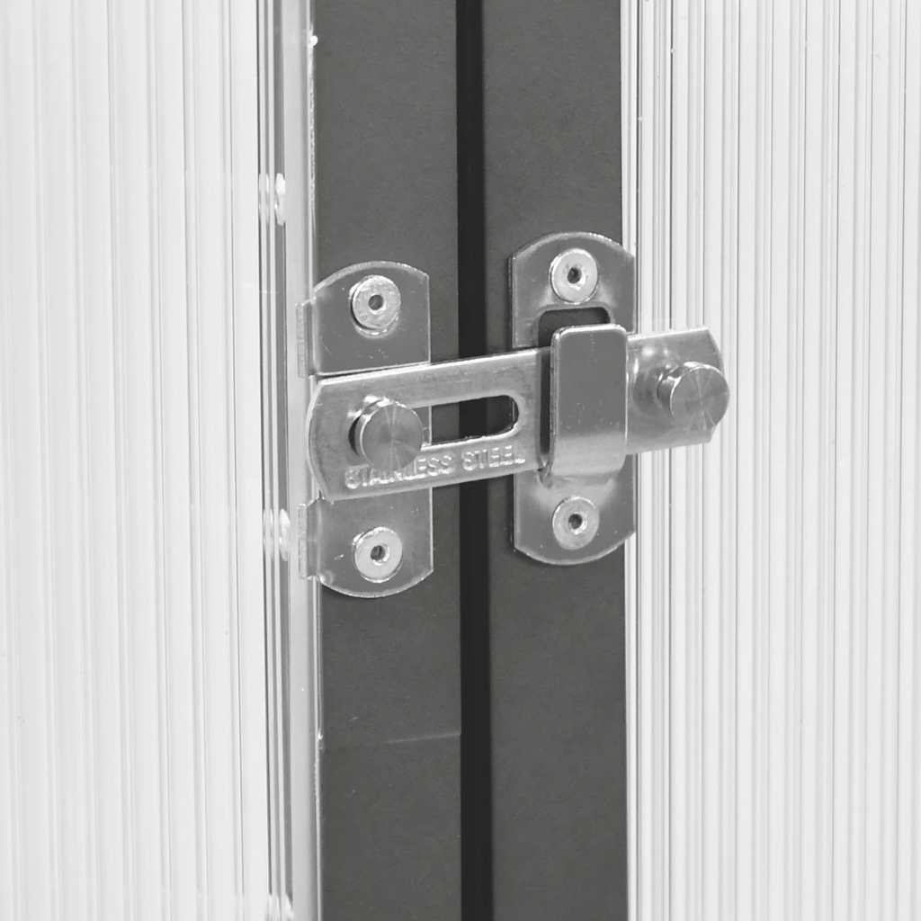 Sere cu cadru de bază, antracit, 169x58x195 cm, aluminiu