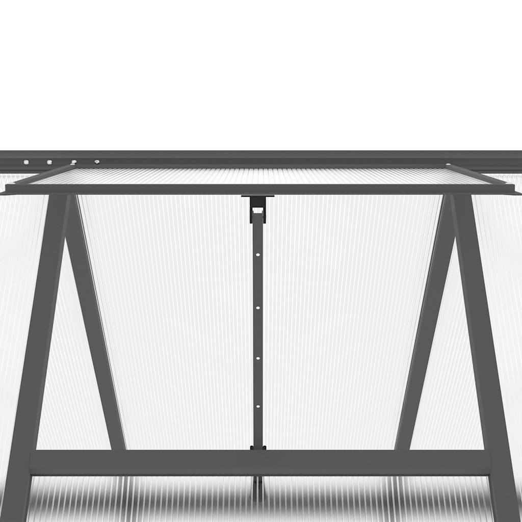 Sere cu cadru de bază, antracit, 169x169x195 cm, aluminiu