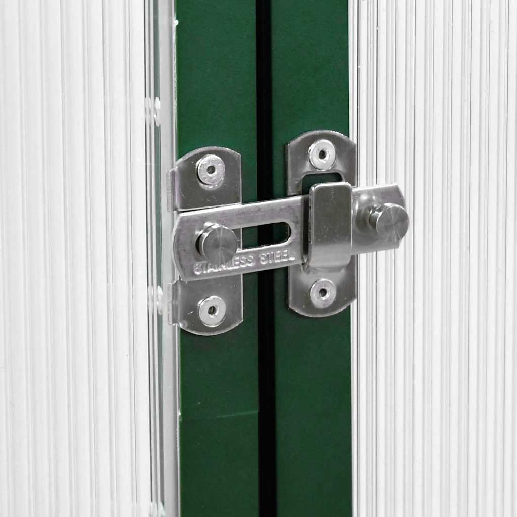 Sere cu cadru de bază, verde, 169x169x202 cm, aluminiu