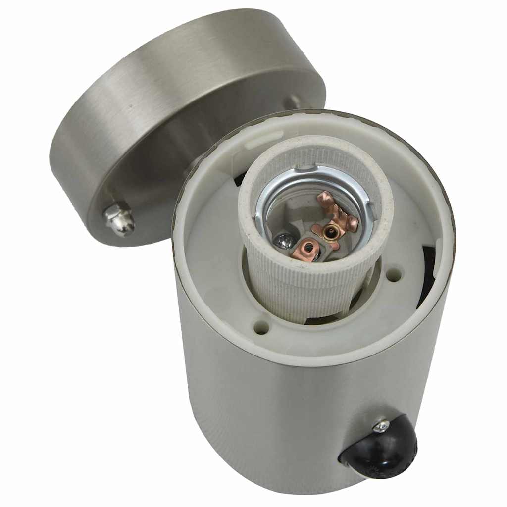 Lumină de perete pentru exterior 2 pcs Argintiu