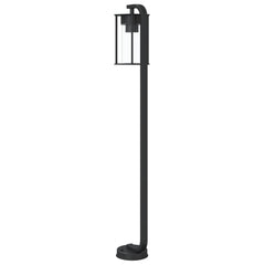 Lampă exterioară de podea, negru, 100 cm, oțel inoxidabil