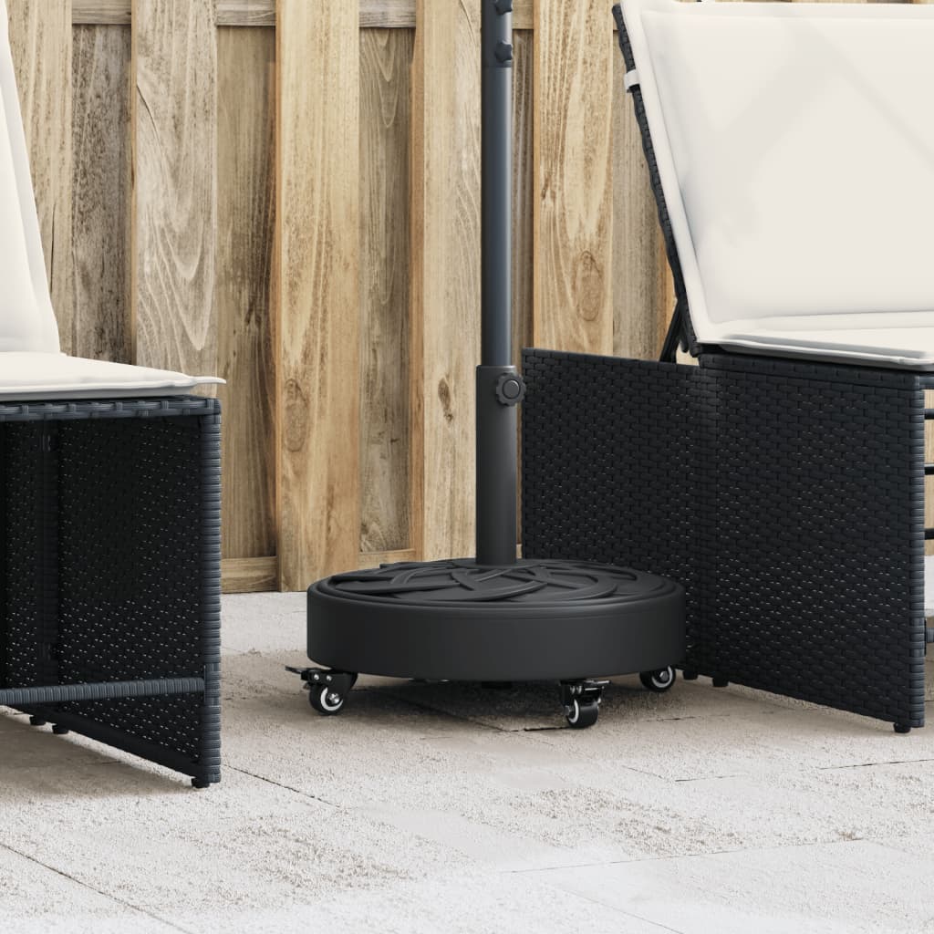 Suport umbrelă pentru stâlpi Ø38 / 48 mm, 27 kg, rotund