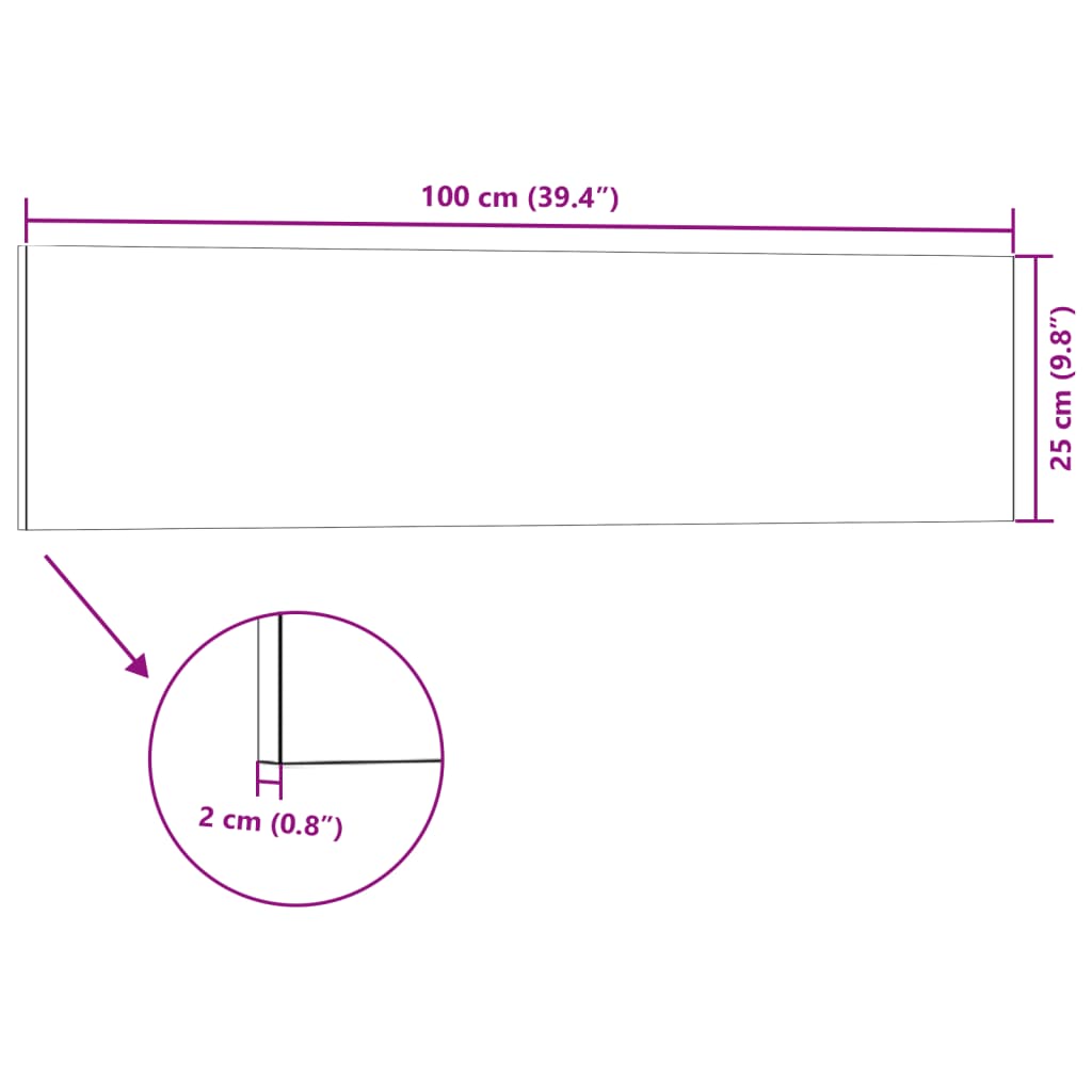 Panouri de perete 3D, 14 buc., antracit, 100x25 cm, EPS