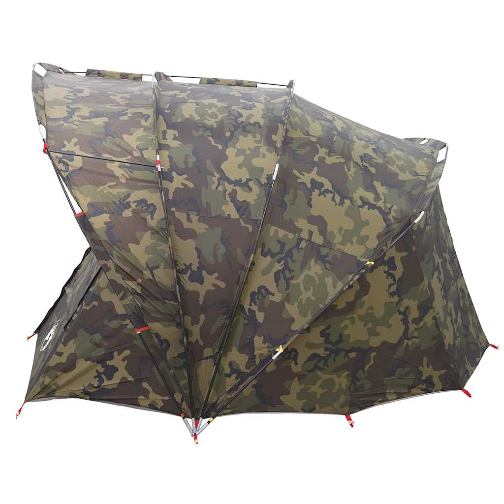 Cort de pescuit pentru 5 persoane, camuflaj, impermeabil