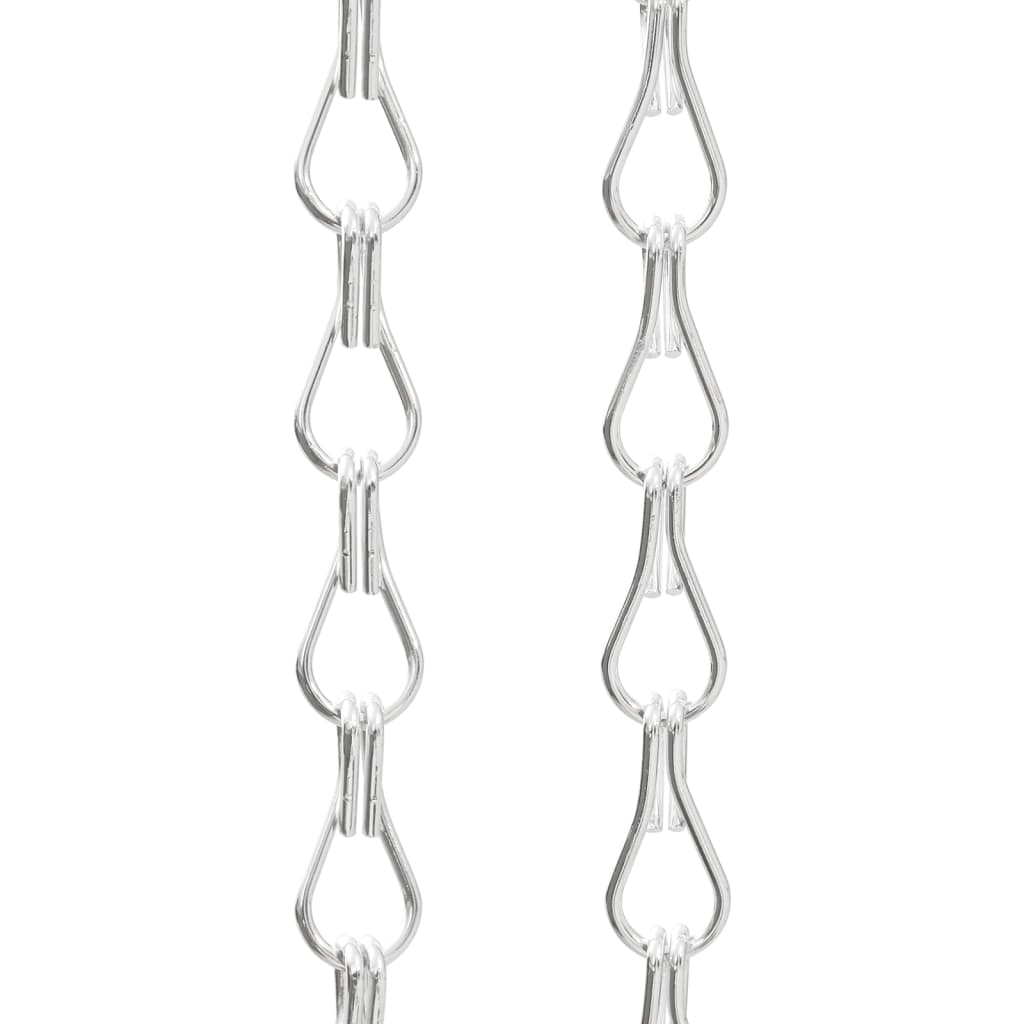 Paravan de ușă cu lanț, 56x202 cm, aluminiu