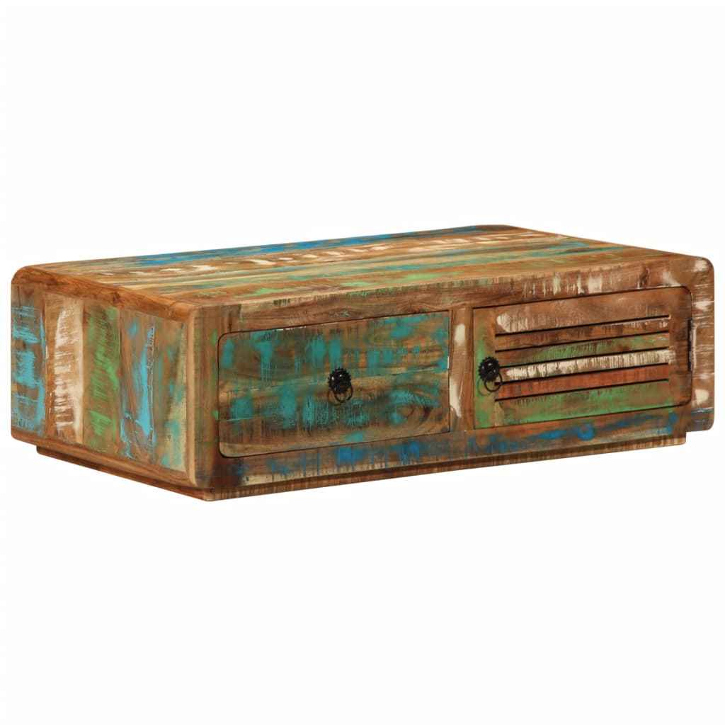 Măsuță de cafea, 89x55x29 cm, lemn masiv reciclat