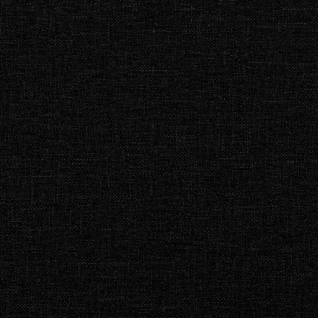 Pat box spring cu saltea, negru, 90x200 cm, textil