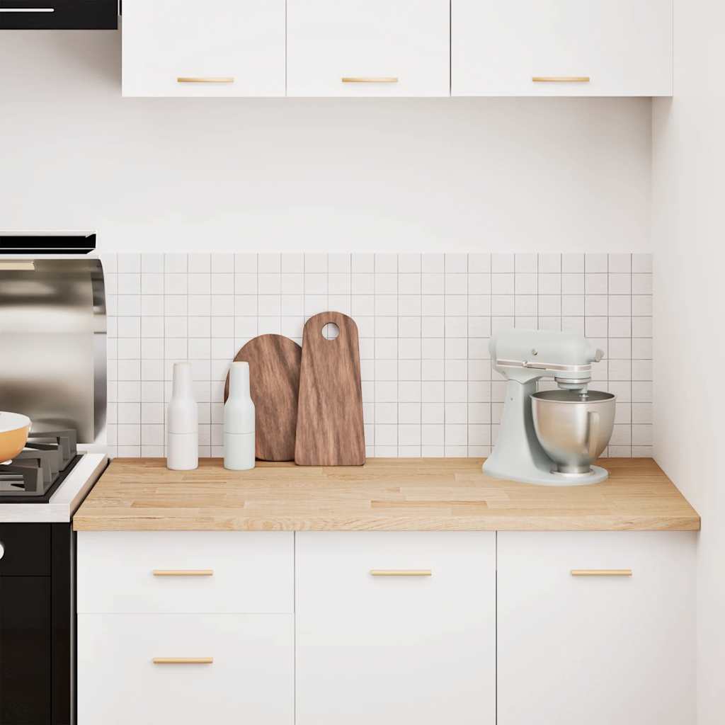 Blat de bucătărie Lemn masiv de stejar dreptunghiular