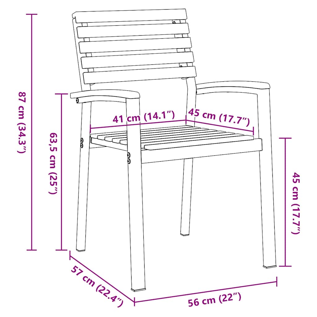 Set de masă pentru grădină 5 pcs Gri Lemn Solid de Acacia