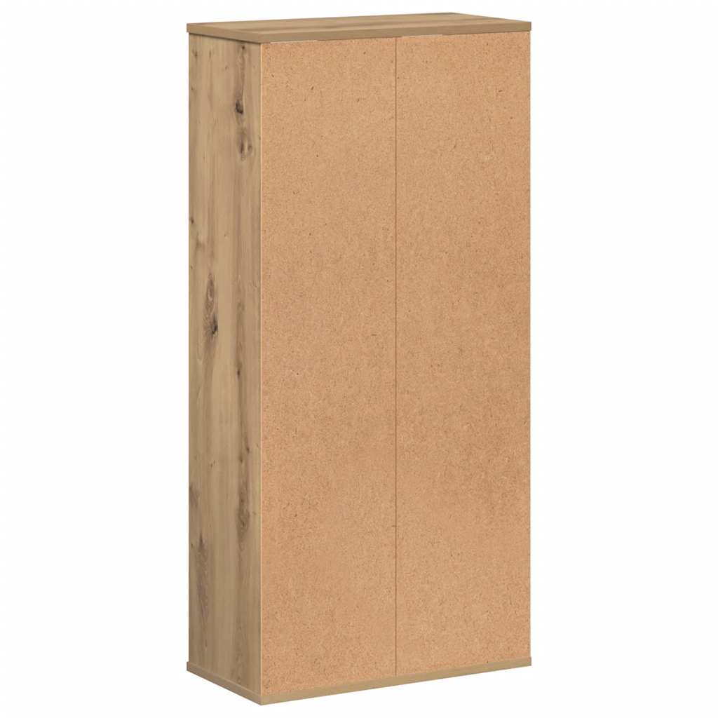 Bibliotecă, stejar artizanal, 50x25x105 cm, lemn prelucrat