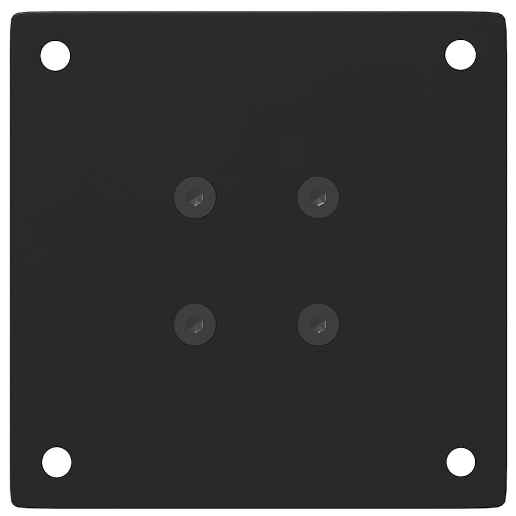 Picioare pentru măsuță de cafea, 4 buc., negru, 42-44 cm, oțel