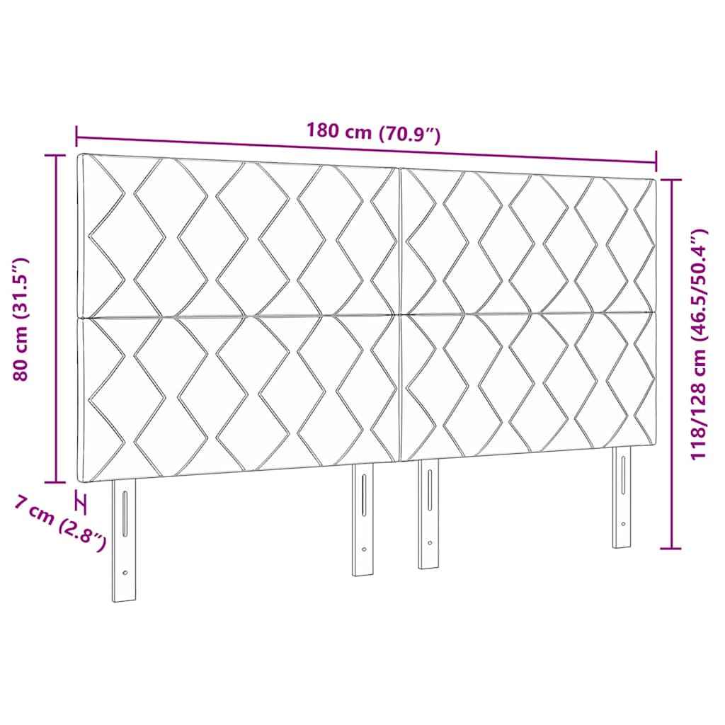 Tăblie LED Roz 180 cm Piele artificială