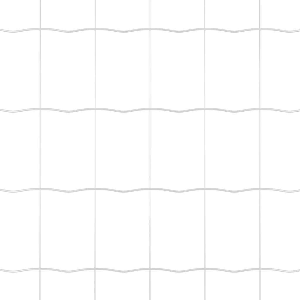 Gard cu Stâlp Argintiu 1,2 x 10 m Oțel