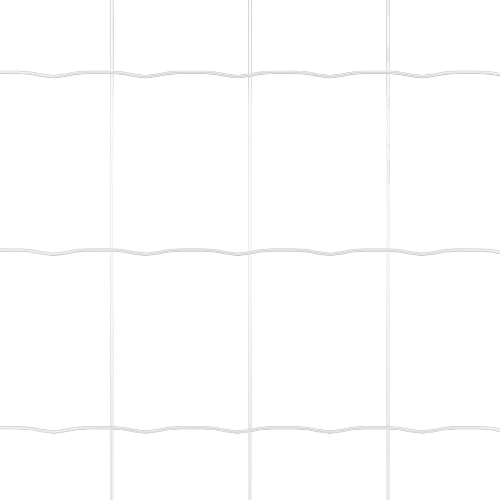 Gard cu Stâlp Argintiu 0,8 x 25 m Oțel