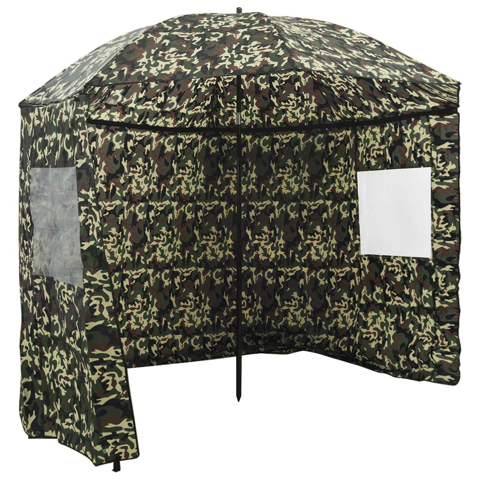 Umbrelă pentru Pescuit Camuflaj 240 x 210 cm Poliester Oxford