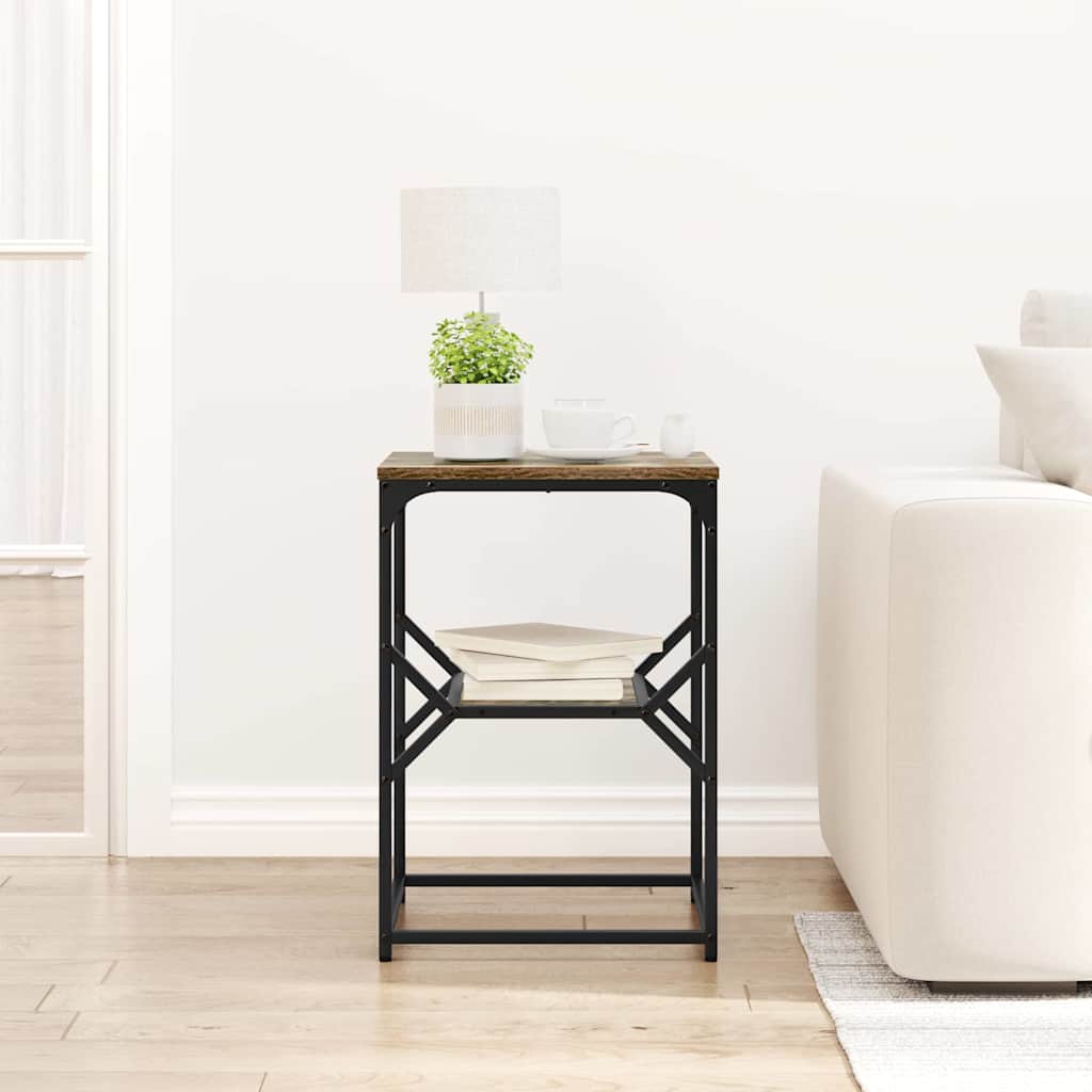 Masă laterală Stejar fumuriu 41 x 40 x 60 cm