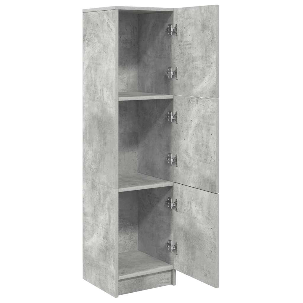Bufet Gri din beton 31.5 x 32 x 122.5 cm