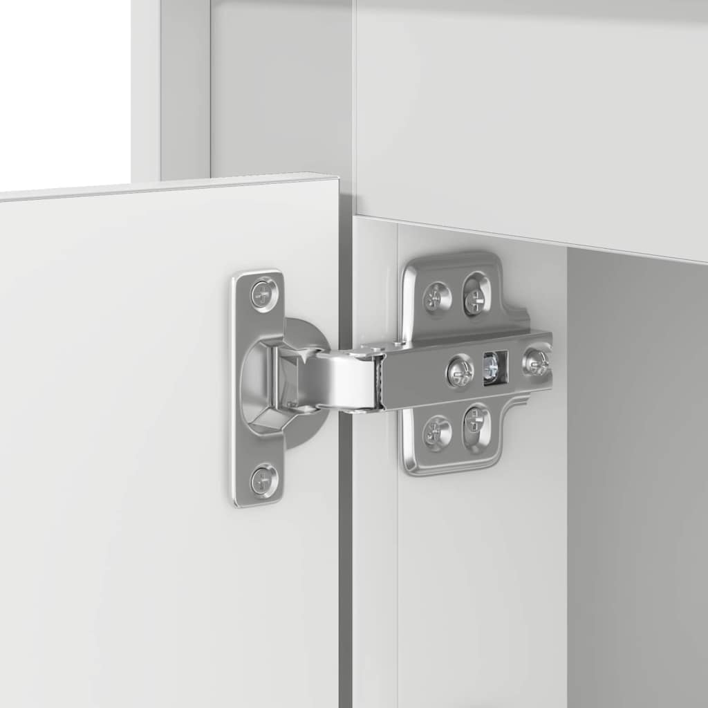 Dulap de noapte Alb 44 x 34,5 x 45 cm Lemn compozit