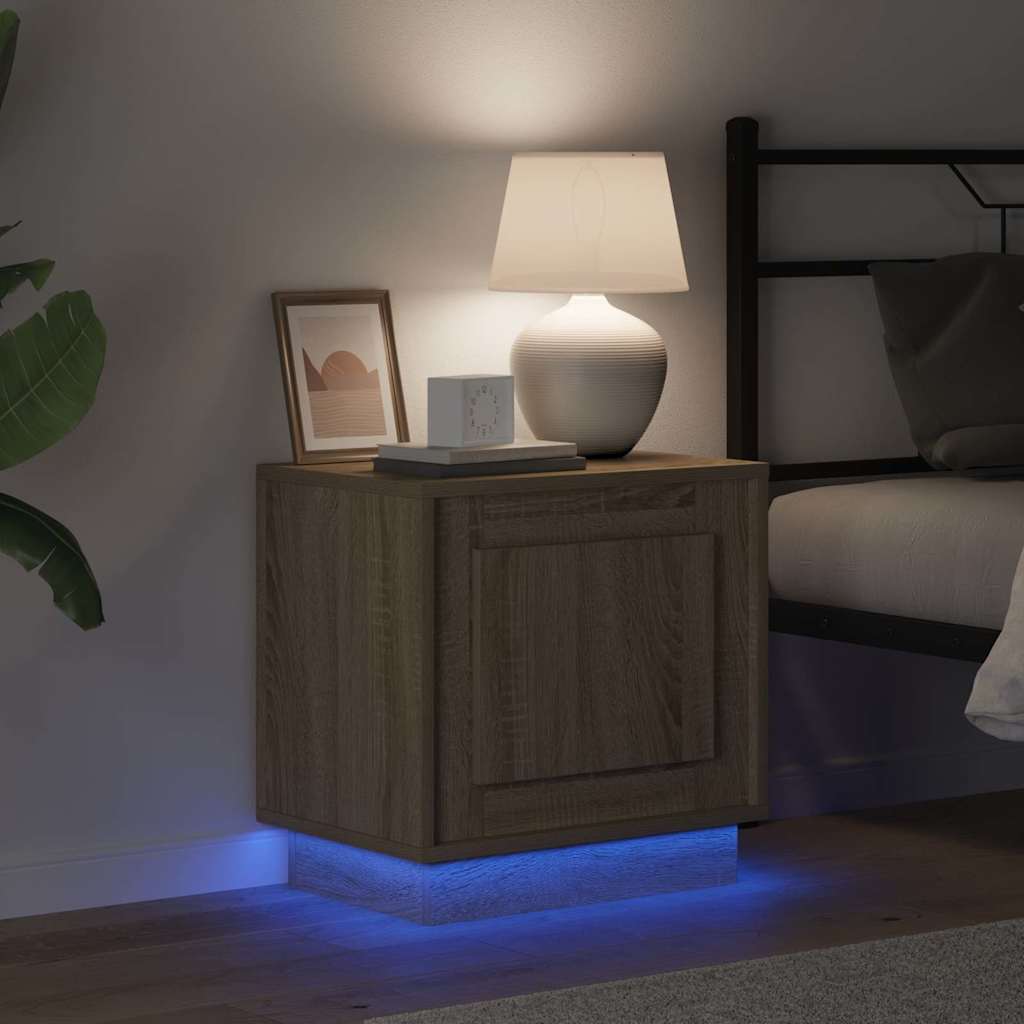 Dulap de noapte Stejar Sonoma 44 x 34,5 x 45 cm Lemn compozit