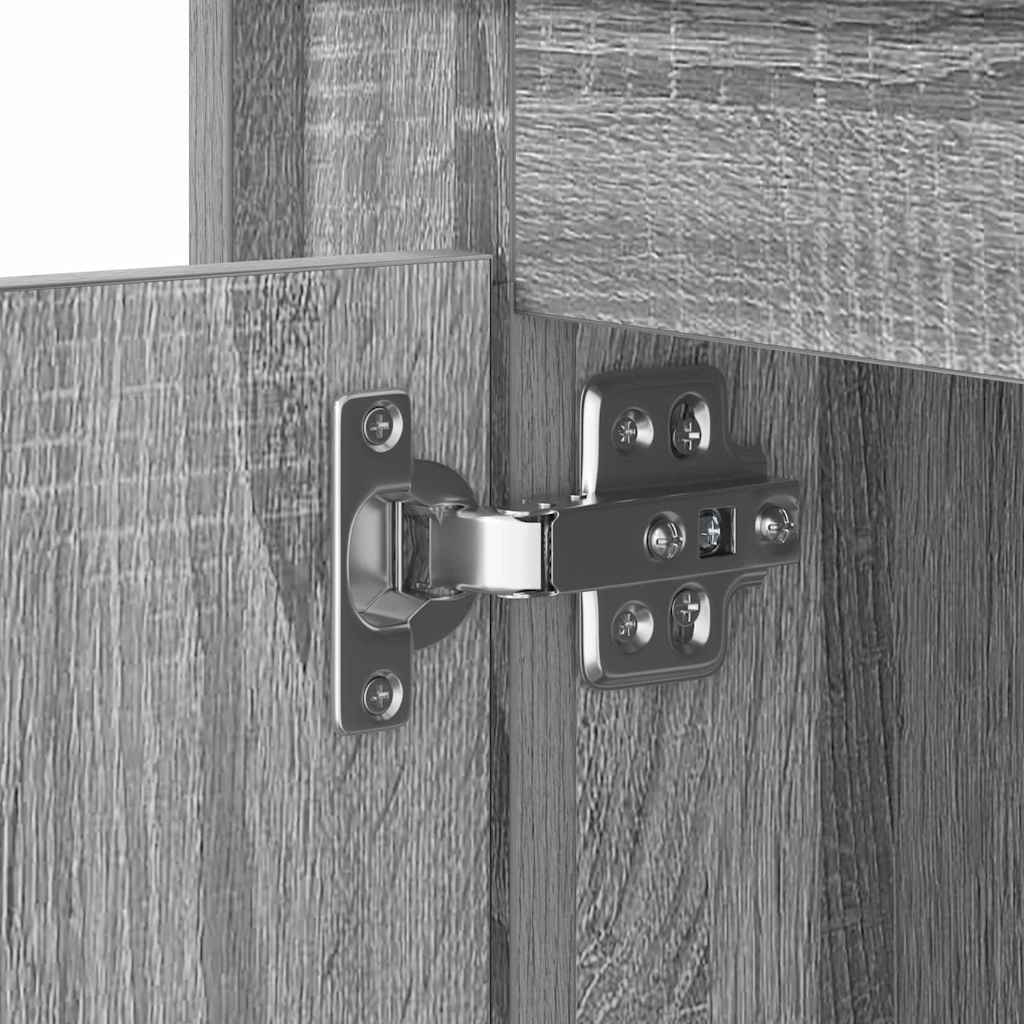 Dulap de noapte Gri 44 x 34,5 x 45 cm Lemn compozit