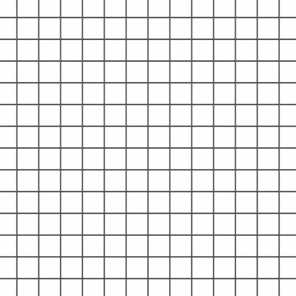 Stâlp de gard. Gri 25 x 0,5 m (mesh 19 x 19 mm) Oțel