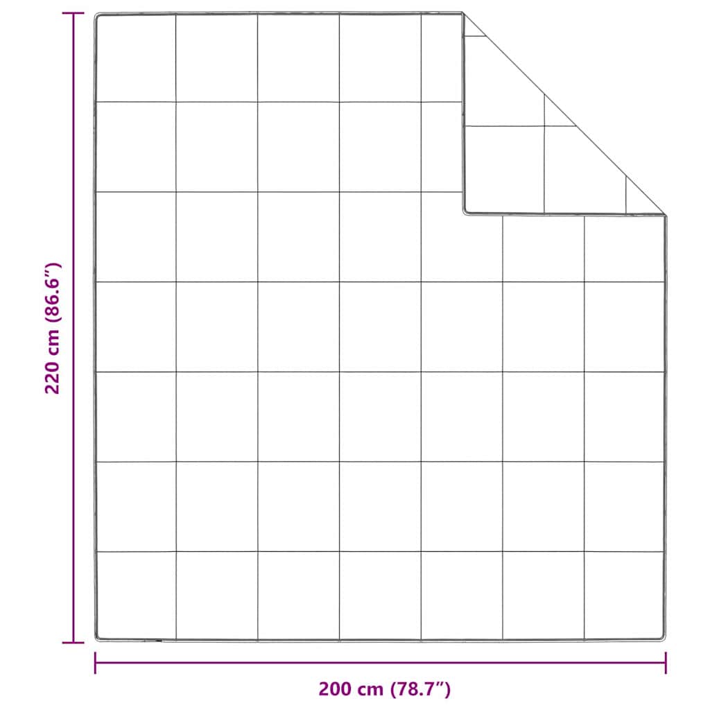 Pilotă de vară Alb 200 x 220 cm Pene