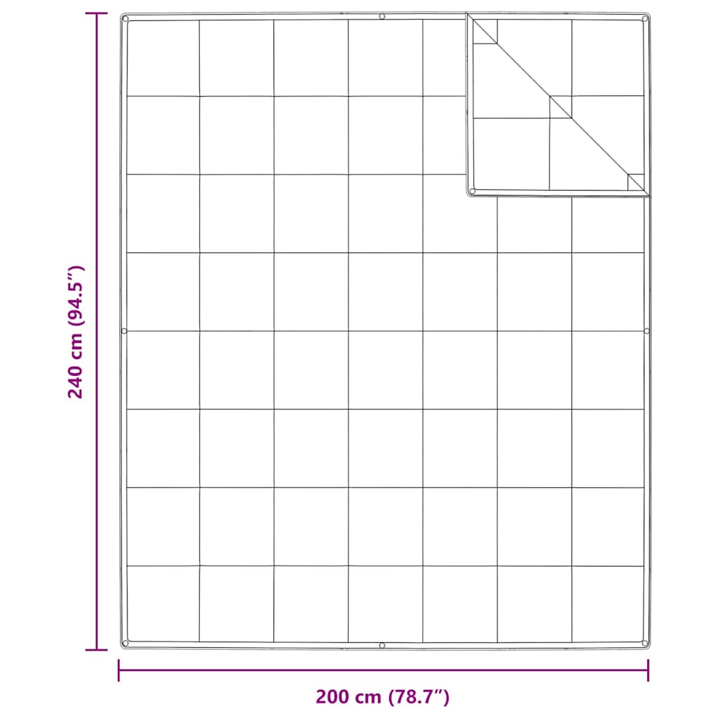 Duvet 2 în 1 Alb 240 x 200 cm Pene
