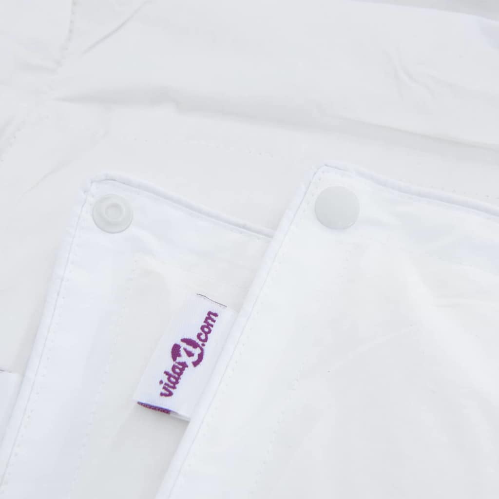 Duvet 2 în 1 Alb 240 x 220 cm Pene