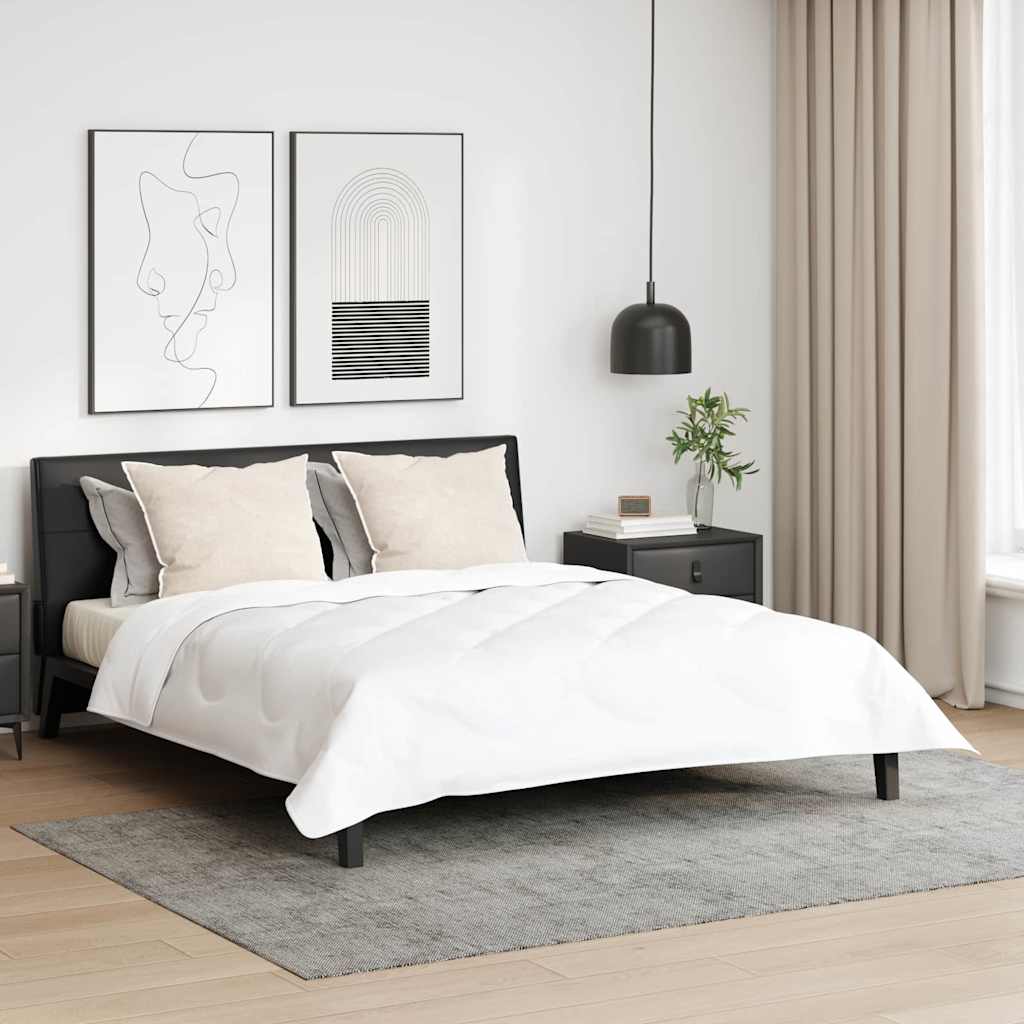 Pernă cu pernă 2 pcs Alb 61 x 41 x 20 cm Poliester