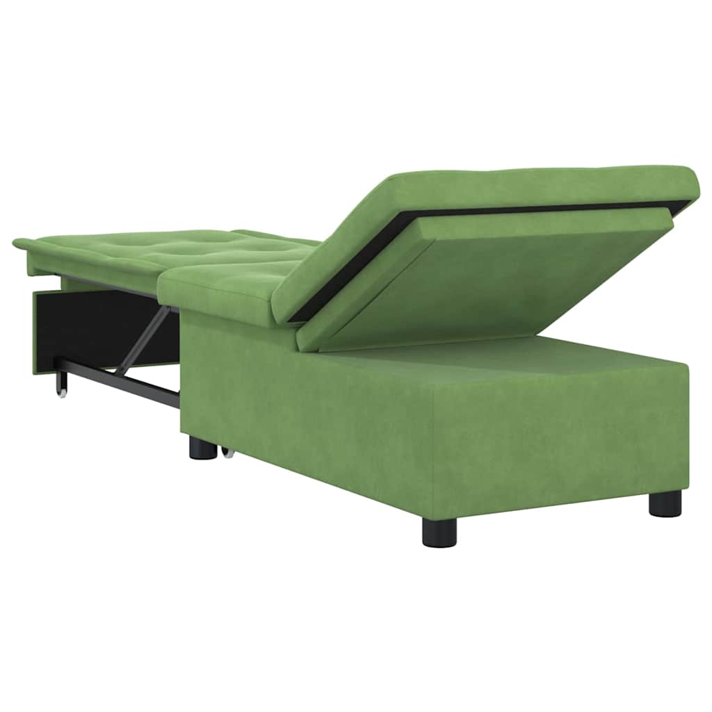 Pat canapea Verde deschis 194 x 67 x 82 cm Catifea