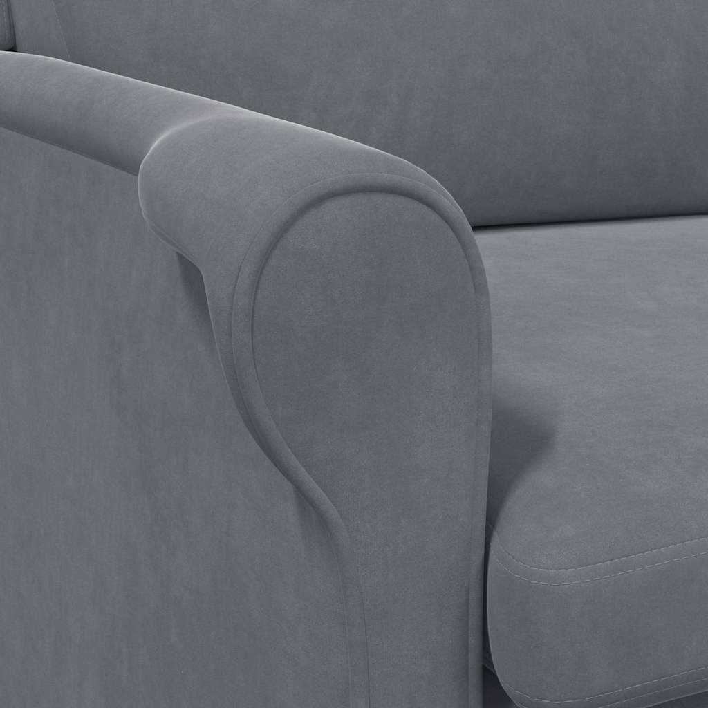 fotoliu Gri închis 76 x 94 x 102 cm Catifea