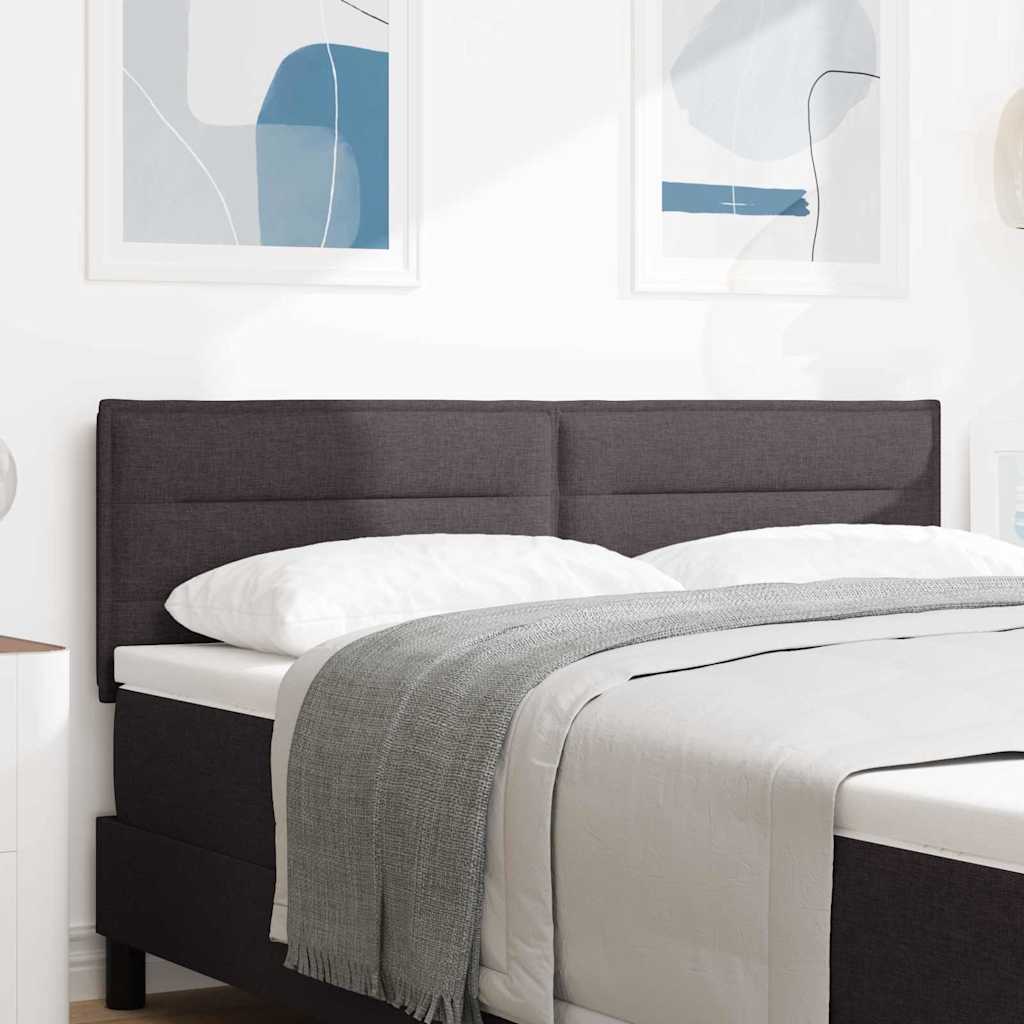 Tăblie LED cu lumini cu bandă LED Maro închis 144 cm Poliester