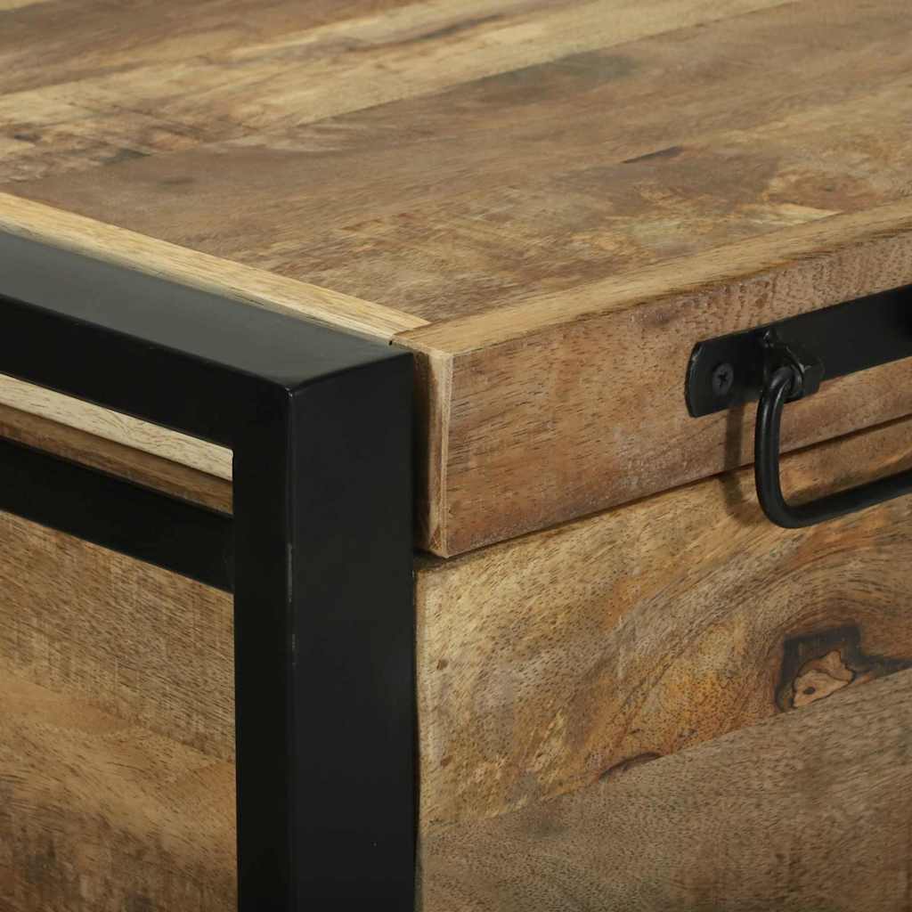 Cutie de depozitare Maro 80 x 35 x 45 cm Lemn masiv de mango