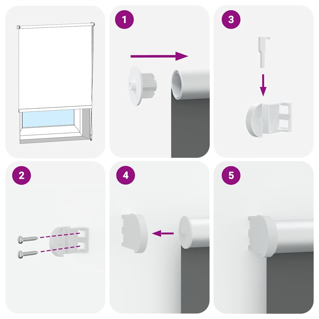 Jaluzea cu role opace bej 135x175 cm Lățime material 131,6 cm