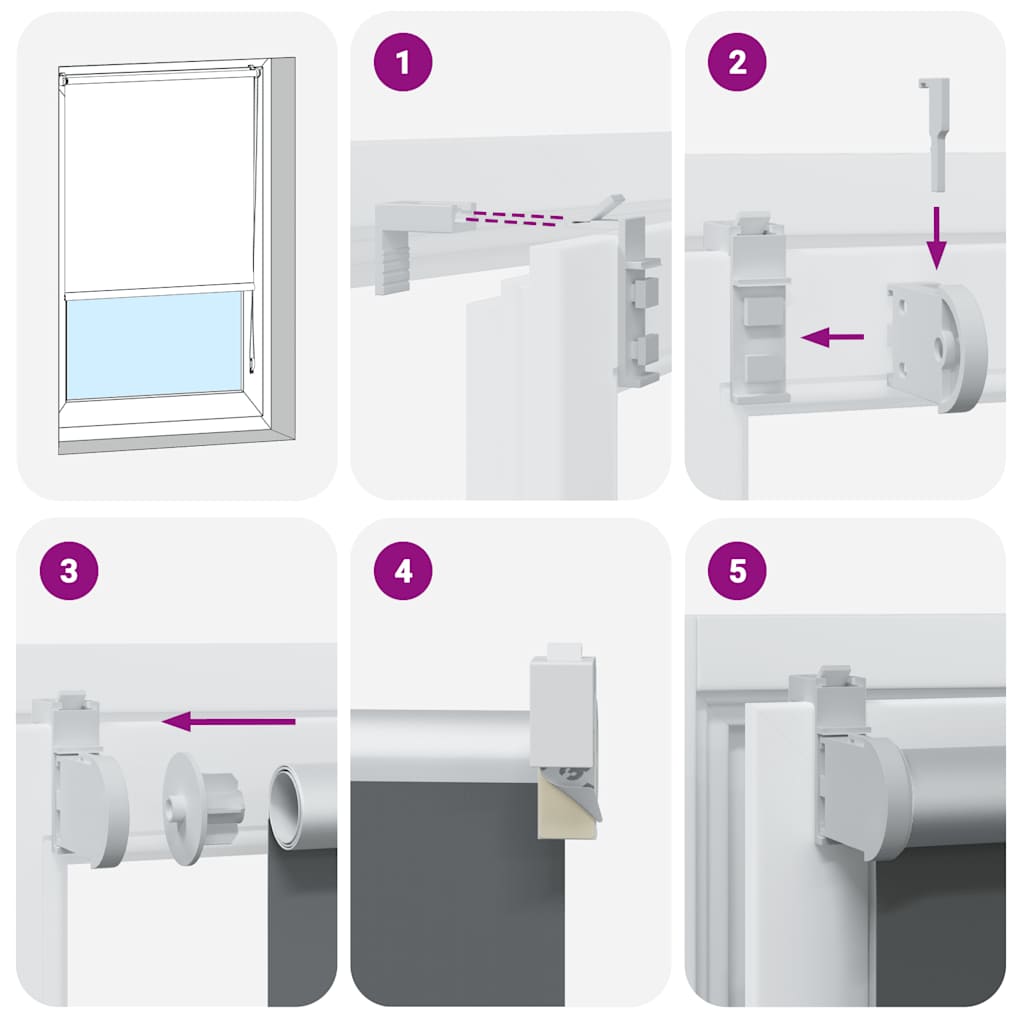 Jaluzea cu role opace negru 150x150 cm Lățime țesătură 146,6 cm