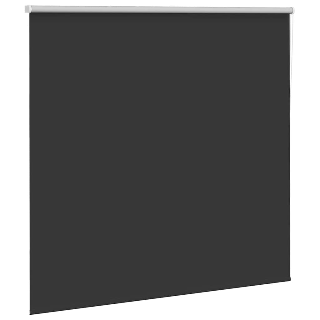 Jaluzea cu role opace negru 155x175 cm lățime material 151,6 cm