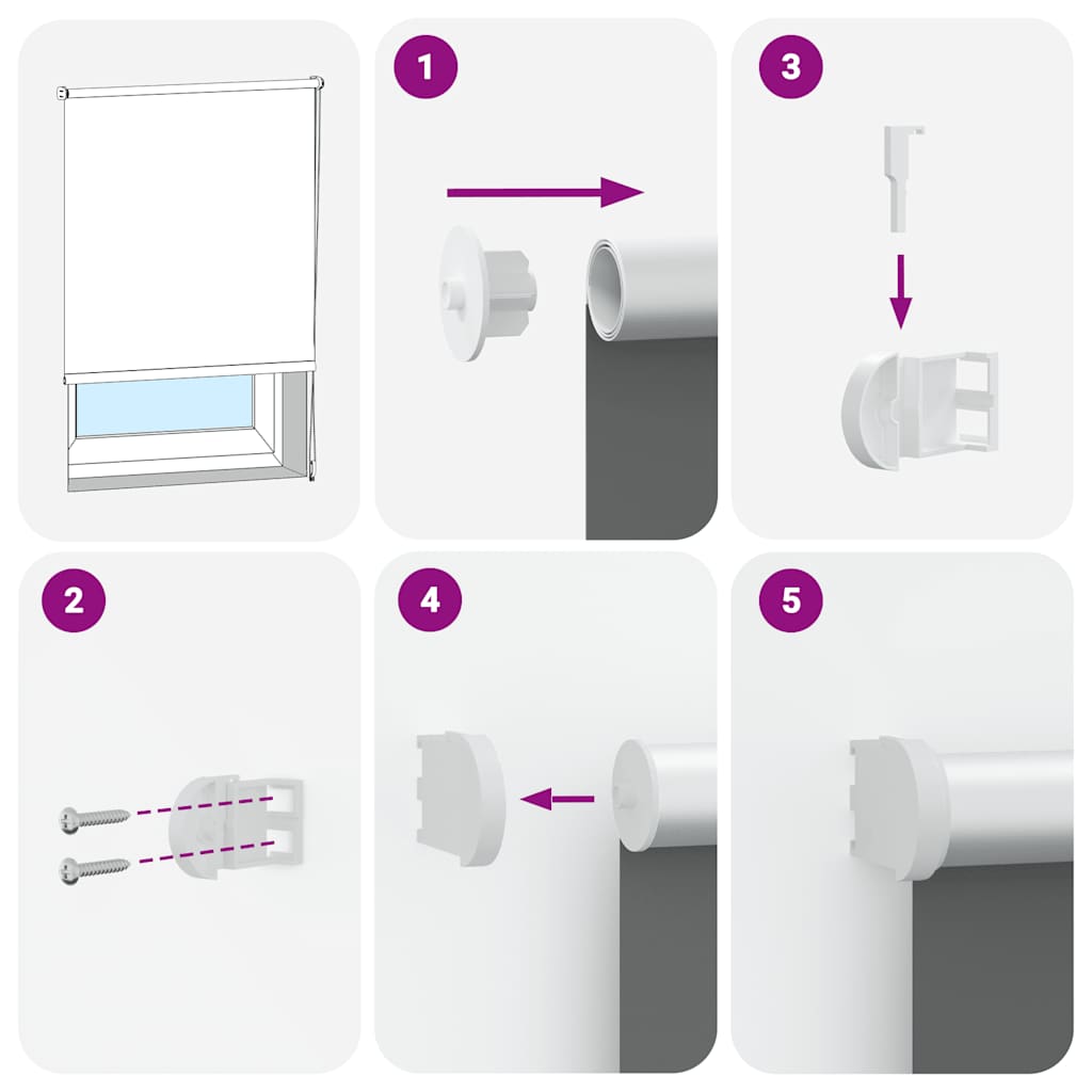 Jaluzea cu role opace negru 145x230 cm lățime material 141,6 cm