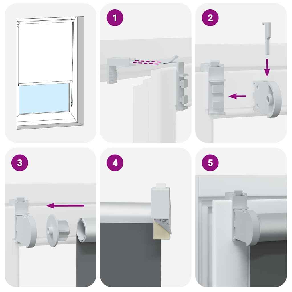 Jaluzea cu role opace 145x130 cm Lățime material 141,6 cm