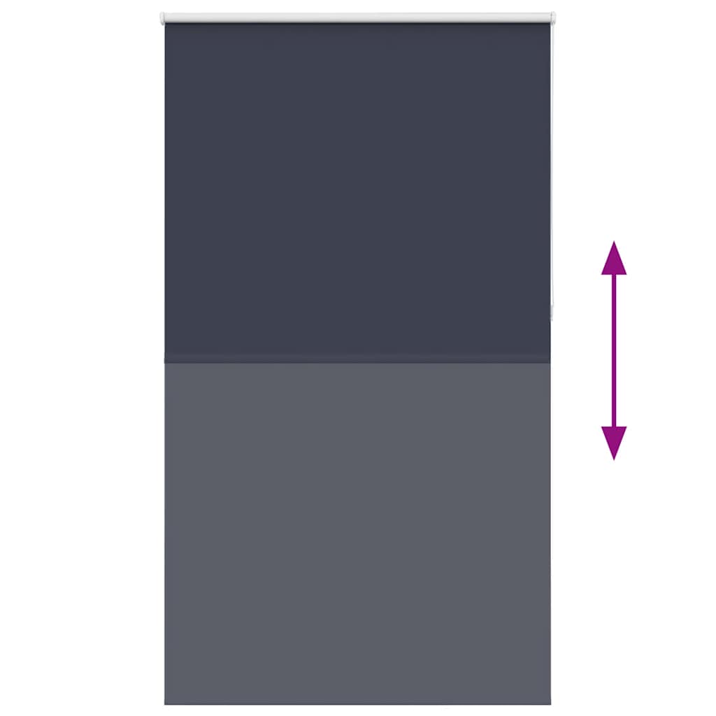 Jaluzea cu role opace bleumarin Lățime material 126,6 cm