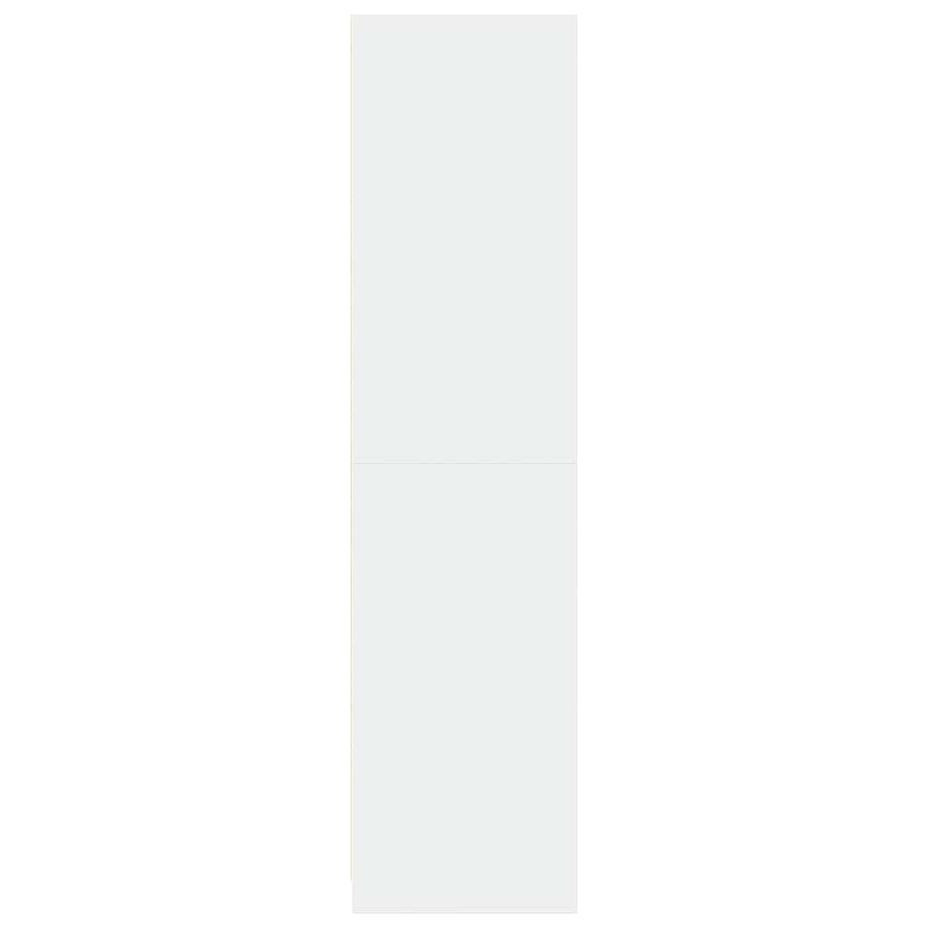 Șifonier, alb, 30x50x200 cm, lemn prelucrat