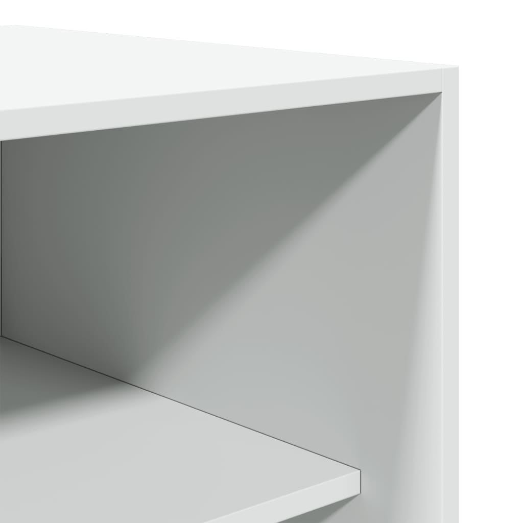 Șifonier, alb, 80x50x200 cm, lemn prelucrat