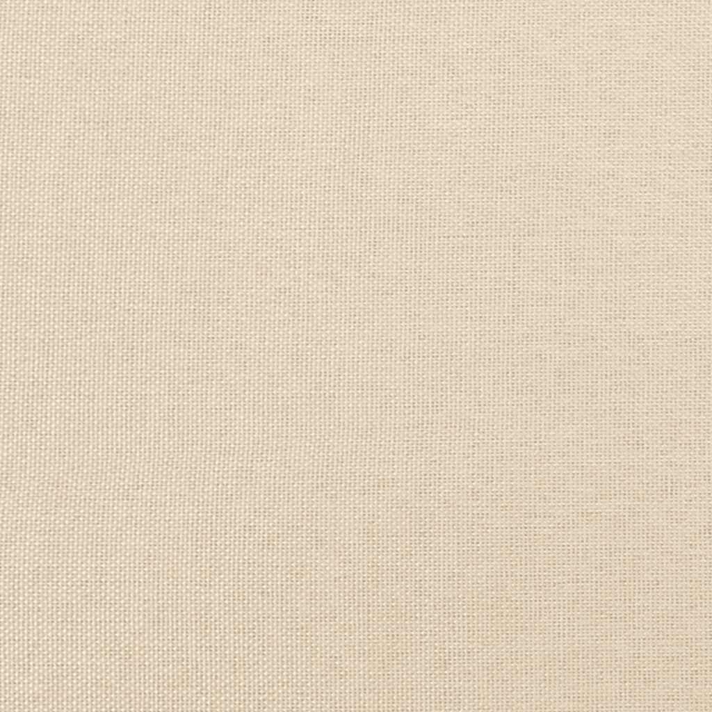 Saltea cu arcuri buzunar de copii, crem 80x160 cm textil