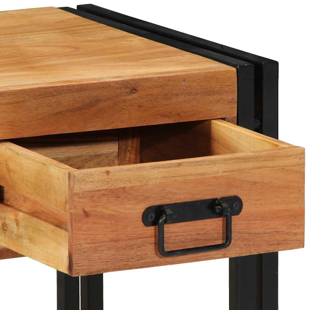 Dulap de noapte 2 pcs Maro 40 x 40 x 50 cm lemn masiv de acacia