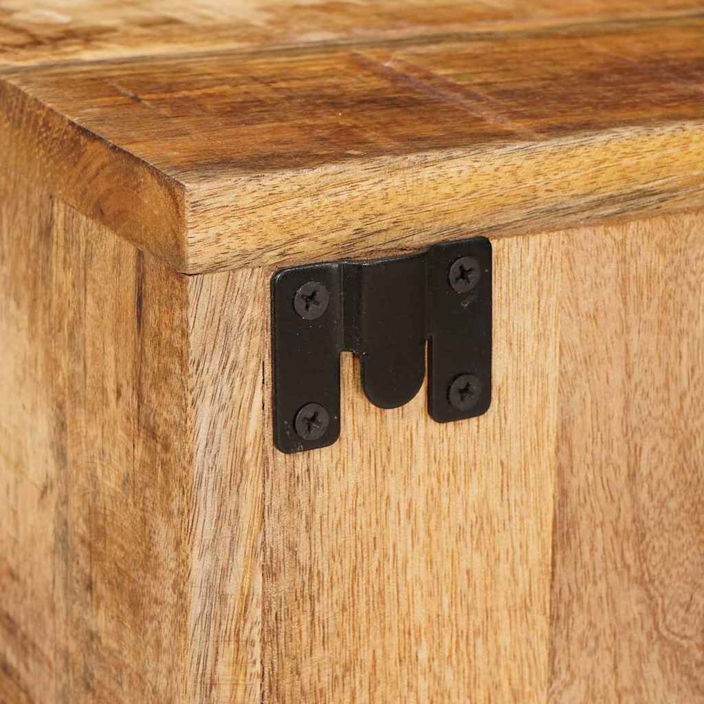 Noptieră 2 pcs Maro 35 x 33 x 48 cm Lemn de mango solid