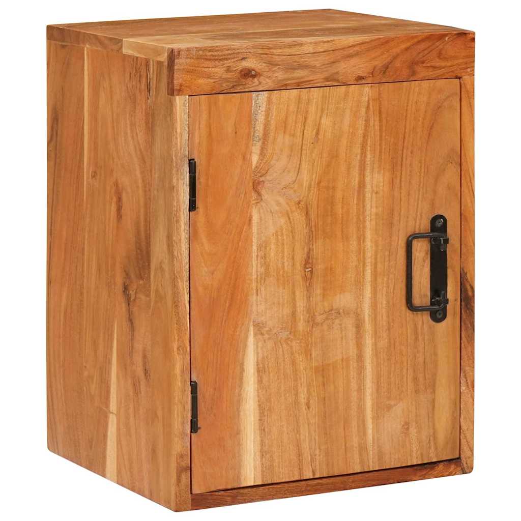 Noptieră 2 pcs Maro 35 x 33 x 48 cm Lemn Solid de Acacia